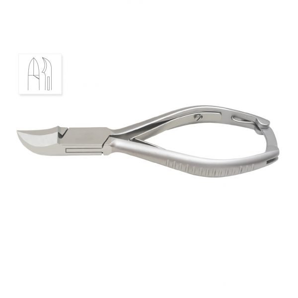 Toenail Nipper Concave Jaw Double Spring Size 6
