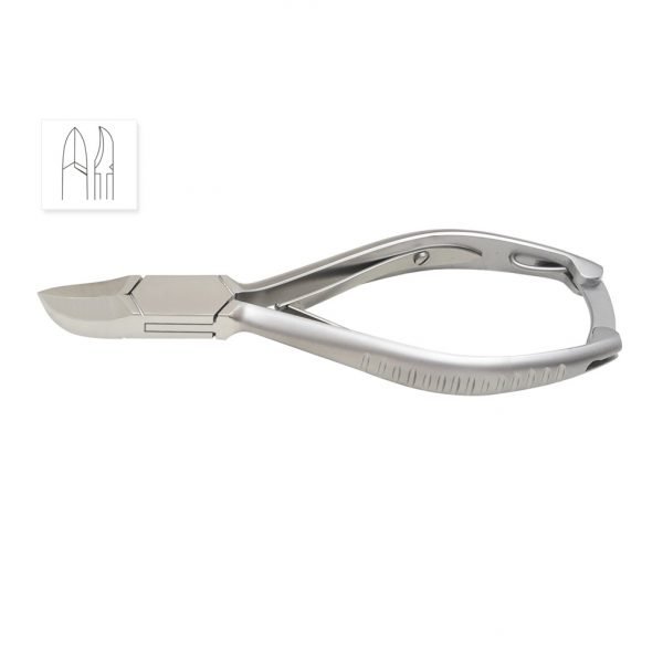 Toenail Nipper Curved Jaw Double Spring 5.5